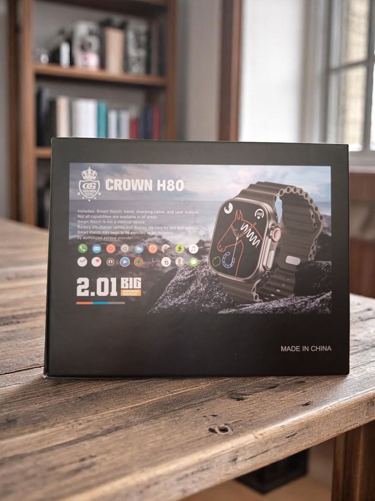 Crown H80 Ultra 2 Smart Watch with AirPods