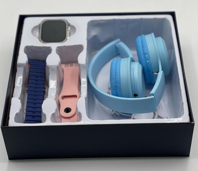 CROWN C500 Smart Watch + P47 Headphones