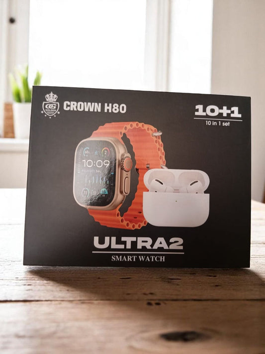 Crown H80 Ultra 2 Smart Watch with AirPods